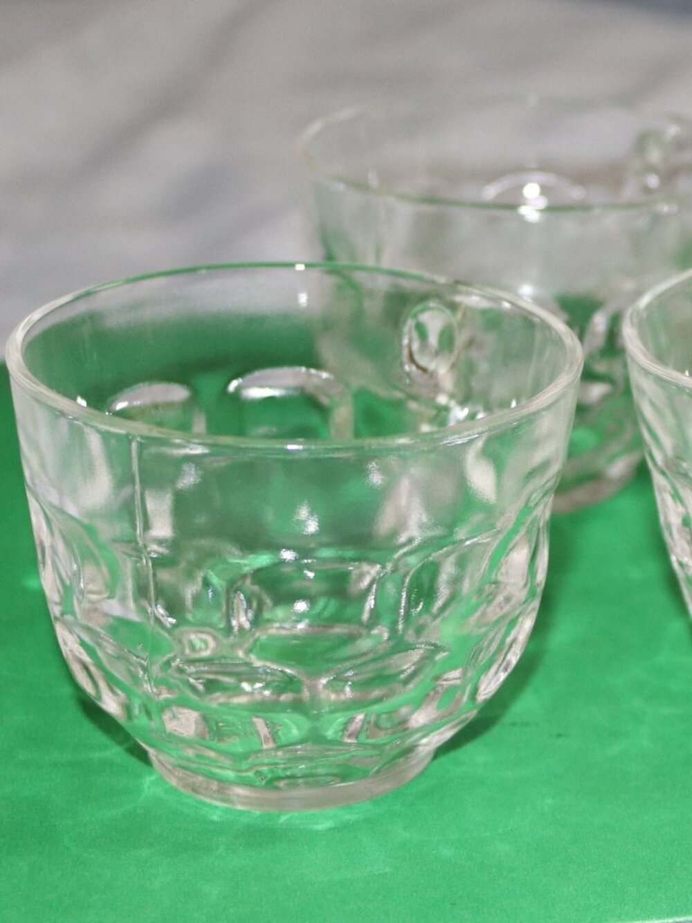 Textured punch cup set of five.